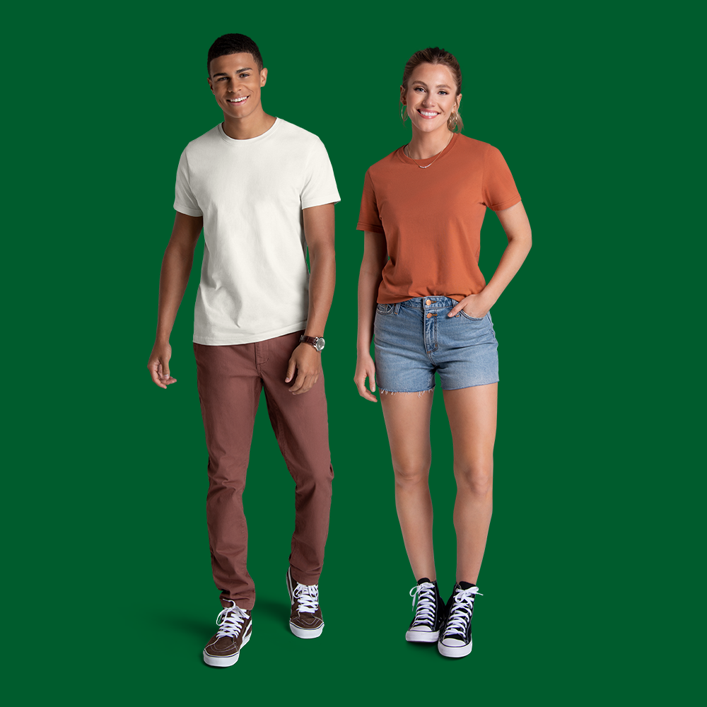 Recover™ Short Sleeve Crew sustainable t-shirt made with 20% recovered cotton